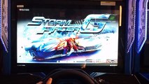 Storm Racer G Gravity Temple Track Arcade Racing Machine Gameplay