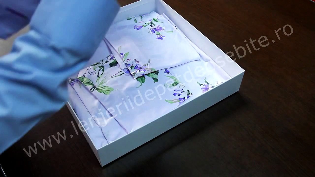 Lenjerii de pat - Lenjerie pat Tac Clementine Lila