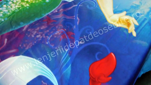 Lenjerii de pat - Lenjerie pat Disney Tac Ariel