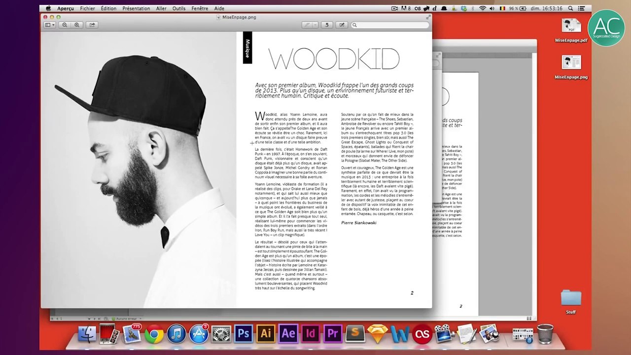 [Indesign] Mise en page d'un article de magazine