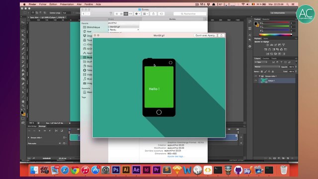 [Illustrator- AfterEffect - Photoshop] Creation de gif a partir de vectors sous After Effect !