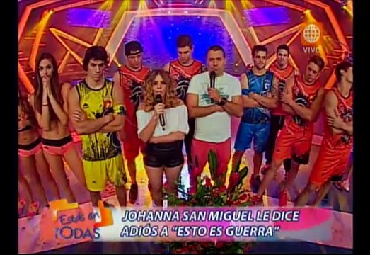 Esto es guerra : Johanna San Miguel se despidió del 'reality'