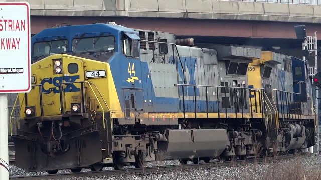 CSX Coal Train In Baltimore City, MD
