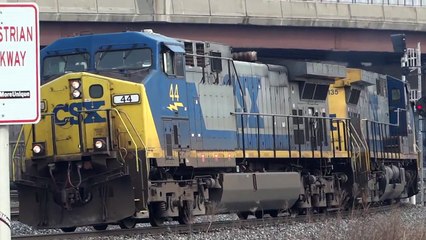 CSX Coal Train In Baltimore City, MD