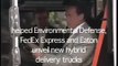 Environmental Defense Fund Unveils Hybrid Delivery Trucks