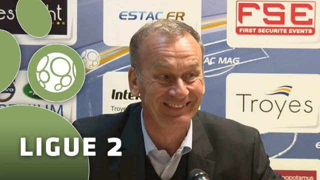 Conférence de presse ESTAC Troyes - AC Arles Avignon (4-0) : Jean-Marc FURLAN (ESTAC) - Victor ZVUNKA (ACA) - 2014/2015