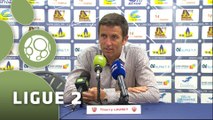 Conférence de presse US Créteil-Lusitanos - GFC Ajaccio (1-1) : Thierry FROGER (USCL) - Thierry LAUREY (GFCA) - 2014/2015