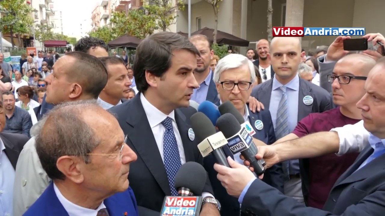 Fitto e Schittulli ad Andria per la candidatura dell'On. Fucci "da qui parte un centrodestra capace"