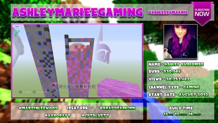 AshleyMarieGaming - Minecraft Xbox Pixel Art | 90,000 Blocks