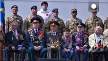 کی یف و دونتسک سالگرد پیروزی در جنگ جهانی دوم را گرامی داشتند