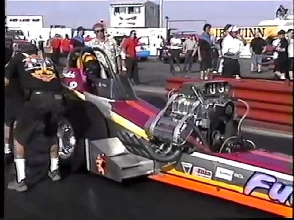 2000 CHRR Nitro Top Fuel Epic FED Mishap Crash Dave Uyehara Nostalgia Drag Racing