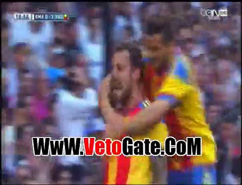 "ألكاسير" يتقدم بالهدف الاول لفالنسيا فى مرمى ريال مدريد