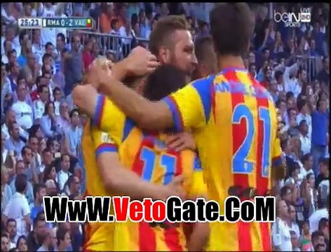 مارتينيز يتقدم بالهدف الثانى فالنسيا فى ريال مدريد