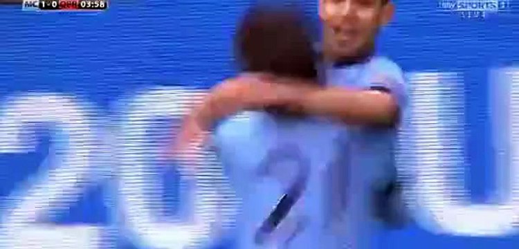 Sergio Agüero Goal 1-0 - Manchester City vs QPR 10.05.2015