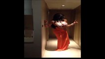 رقص معلاية كيك منازل -رقص منزلي بلباس احمر شفاف ahla ra9s
