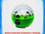 SoundLogic Bluetooth Instant Party Speaker with Disco Light Show - Retail Packaging - Green