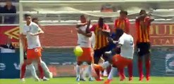 Amazing Free-kick and big chance - Lens vs Montpellier 10.05.2015