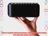 SONGTOLD? Portable Wireless Bluetooth Speaker with Built in Speakerphone and Equalizer Frequency