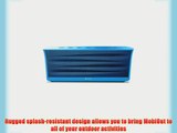 iLuv Rechargeable Splash-resistant Stereo Bluetooth Speaker with Jump-Start Technology-Blue