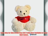Ivation IVTEBTR Wireless Bluetooth Cozy Teddy Bear Speaker for Android Phones iPhones iPod