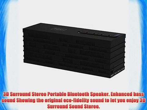 Evandar 3D Surround Sound Stereo Bluetooth Wireless Speaker with NFC Pairing and 5000 mAh Power