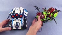 LEGO Galaxy Squad Galactic Titan & Hive Crawler compared