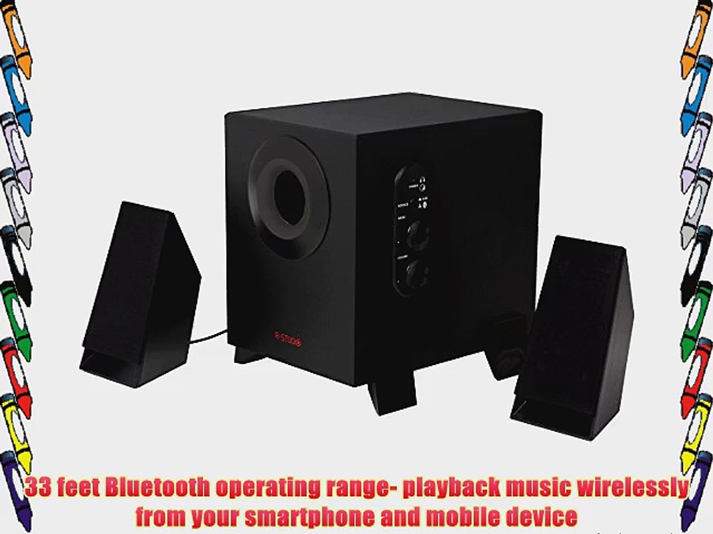 rosewill bluetooth 2.1 speaker system