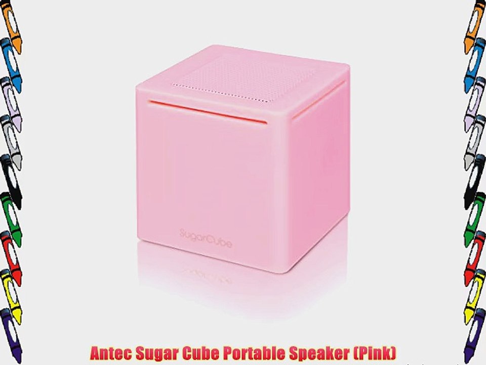 Antec Sugar Cube Portable Speaker (Pink)