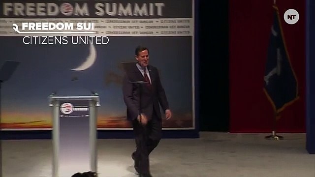 Rick Santorum Walks Out To 'Happy,' Pharell Hates Santorum