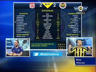 Moussa Sow'un Golüyle FB TV Yıkıldı! Sivasspor 2-3 Fenerbahçe