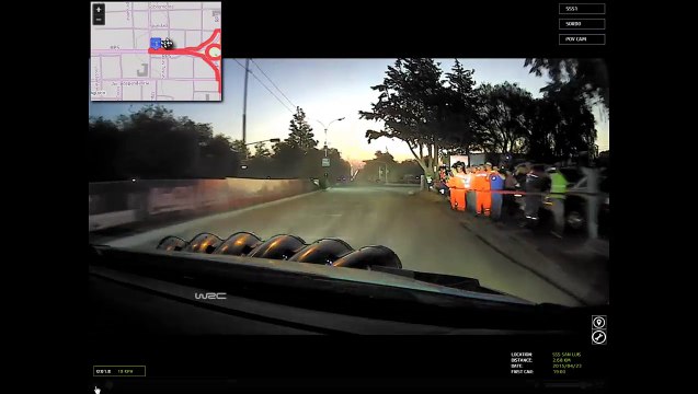 camara interior dani sordo rally argentina 2015 Especial 1. San Luis