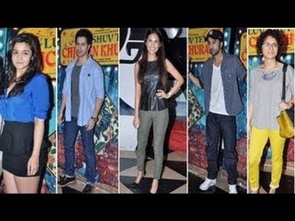 SOTY Team SPOTTED At "Luv Shuv Tey Chicken Khurana" Special Screening