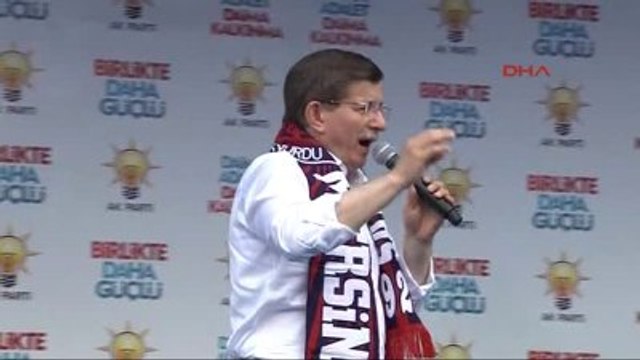 Mersin Başbakan Davutoğlu Partisinin Düzenlediği Mitingde Konuştu-2