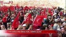 Kocaoğlu'nu önce yuhladılar, sonra alkışladılar