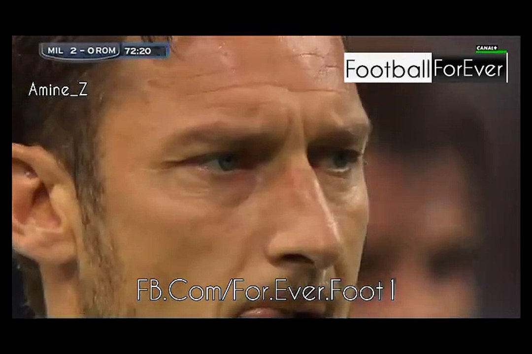 Francesco Totti Penalty Goal AC Milan 2 - 1 AS Roma | Serie A 2015