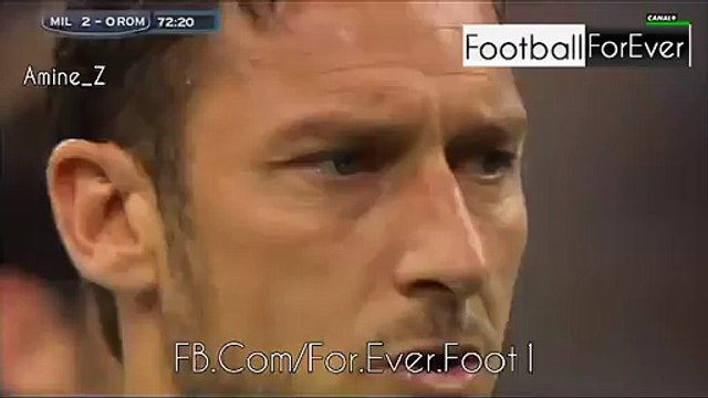 Francesco Totti Penalty Goal Ac Milan 2-1 As Roma | Serie A 09.05.2015 HD