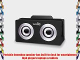 Rechargeable Bluetooth Boombox Wireless Speaker - Portable MP3 Player Wireless Speaker System