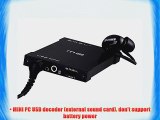 SMSL M2 Portable headphone amplifier external DAC decoder sound card  USB Powered(black) By