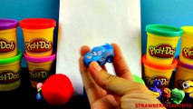 LPS Play Doh Shopkins Minions Cars 2 Batman Spongebob Surprise Eggs StrawberryJamToys