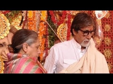 Amitabh Bachchan And Jaya Bachchan At Durga Puja Celebrations