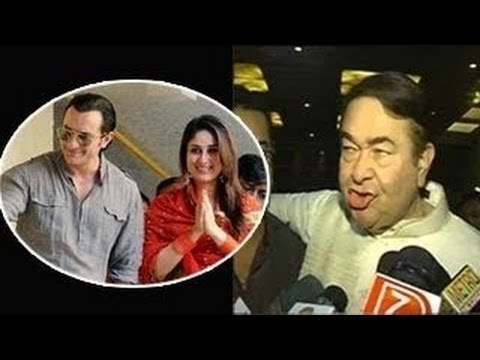 Randhir Kapoor TOTALLY DRUNK & Talking To Media At Kareena Kapoor Saif Ali Khan Wedding Reception