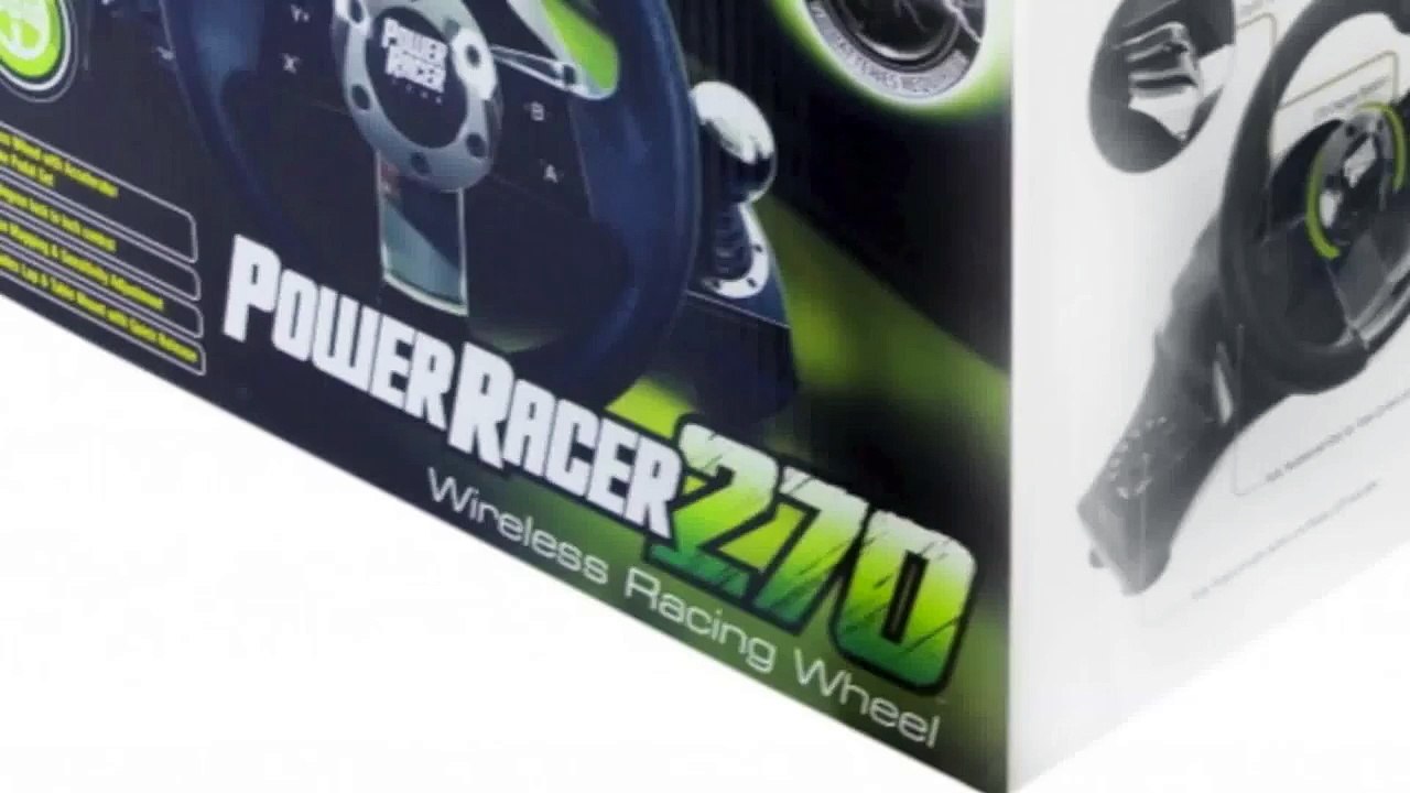 Xbox 360 Steering - Datel Power Racer 270 video Dailymotion