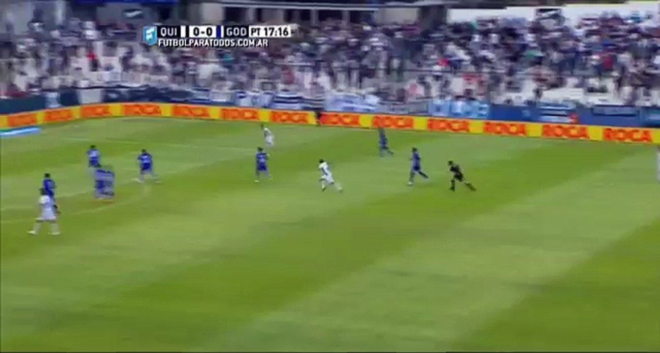 Tito Insane Miss of the Year! Quilmes 0 - Godoy Cruz 0 Primera División 2015. FPT.