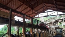 Wood Coaster POV GCI Wooden Roller Coaster Knight Valley China 木质过山车