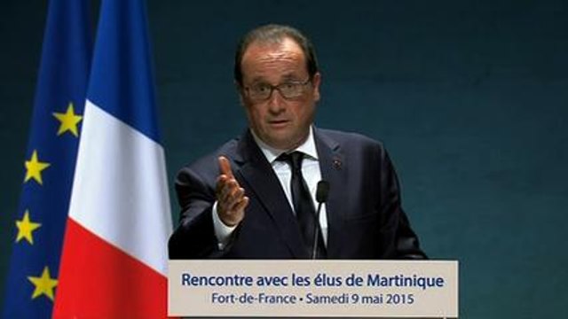 Discours lors de la rencontre avec les élus de Martinique