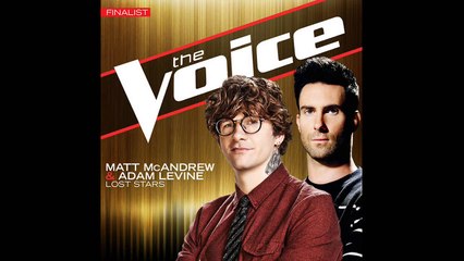 Matt McAndrew & Adam Levine - Lost Stars - Studio Version - The Voice 7