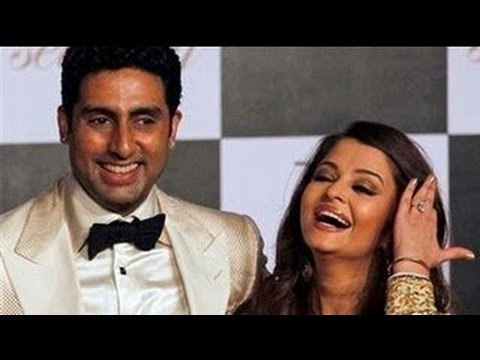 Abhishek & Ashwariya Welcome's Dilip Kumar @ Amitabh Bachchan Birthday Bash