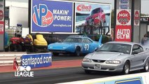 Plymouth Superbird Vs Ford Mustang **S4S Global Drag Racing League**