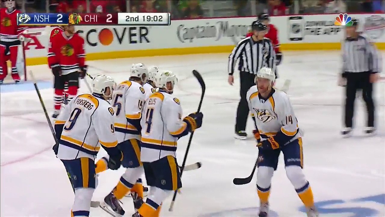 NHL 2014-15 Conference 1-4 Final G3 - Chicago Blackhawks vs Nashville Predators - 2015.04.19 Highlights