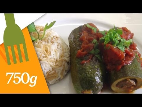 Recette de Courgettes farcies à l’orientale - 750 Grammes